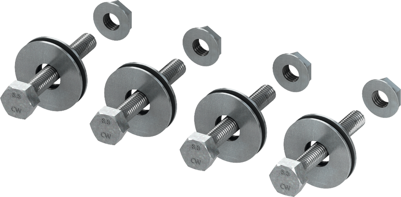 TECEprofil Kit de montage pour murs 9380006 UC profil