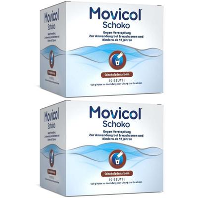 Movicol Schoko Plv.z.Her.e.Lsg.z.Einnehmen 2x 2x50 St Pulver zur Herstellung einer Lösung zum Einnehmen
