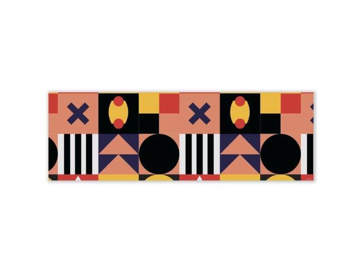Tapis de vinyle MUBUSI - Se sent 100x300 cm - Multicolore - Autres motifs - Style vinyle