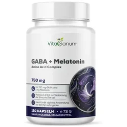 VitaSanum® GABA + Melatonin – 2 Kapseln Tagesportion