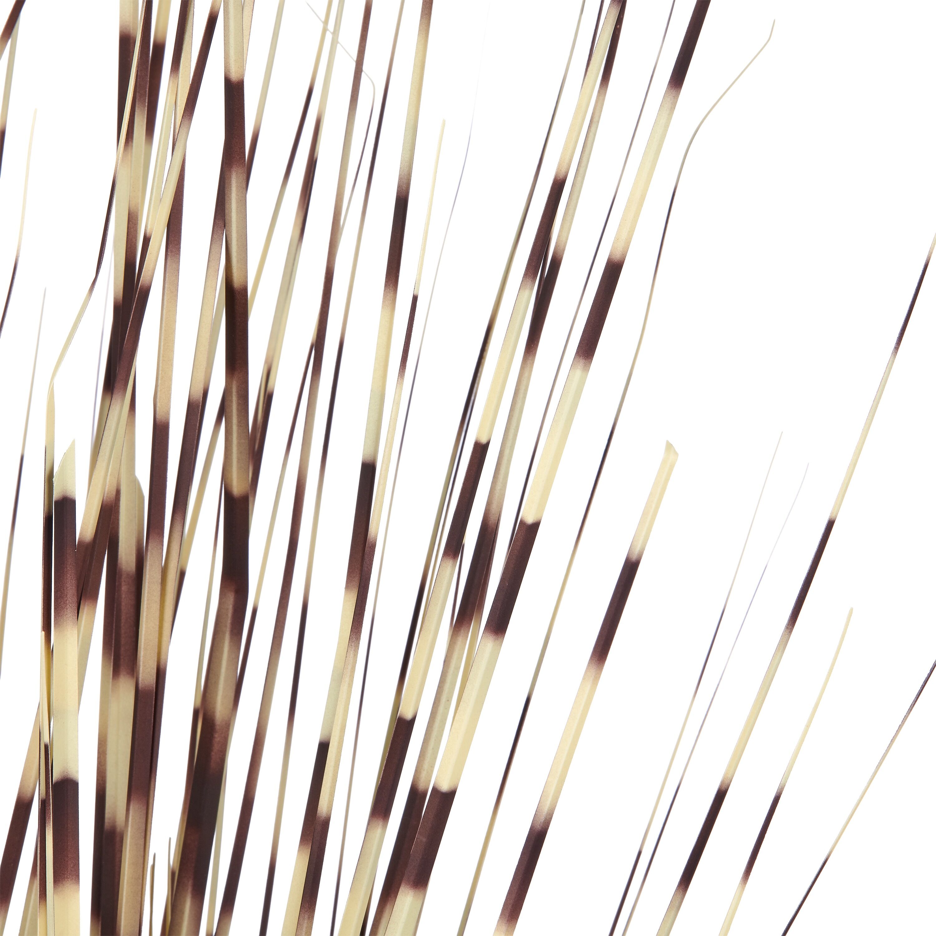 Kunstgras CREATIV GREEN "Grasbusch Miscanthus", creme, braun, H:140cm, Obermaterial: 100% Kunststoff, Kunstpflanzen, Kunstgras, mit außergewöhnlicher Farbgestaltung