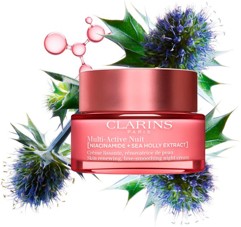 Clarins Crème de nuit MULTI-ACTIVE pour peaux sèches 50 ml