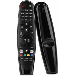Azurano Fernbedienung Magic Remote AN-MR650A, AKB75075301 für 2017 LG Smart TV mit Sprachsteuerung, Mausfun (Gerätespezifische Fernbedienung, Infrarot), Fernbedienung, Schwarz