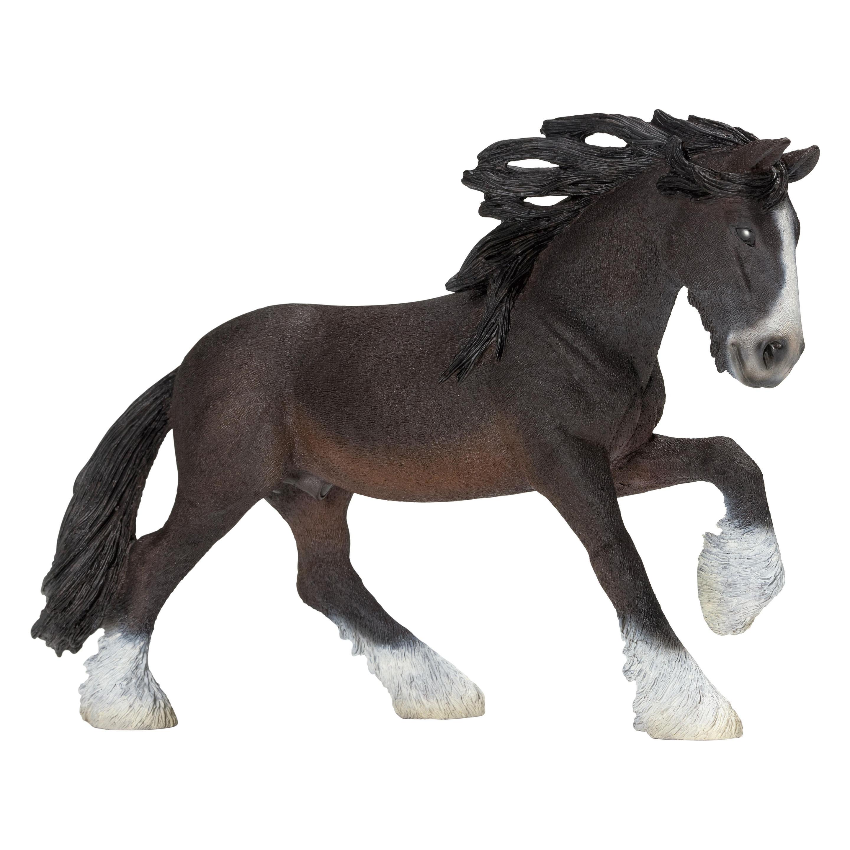 Schleich Shire-Hengst (19217)