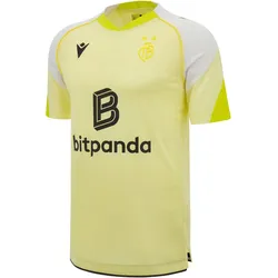 Macron, Herren, Fussballtrikot, FC Basel Auswärts-Trikot 2026/27 (M), Weiss, Gelb