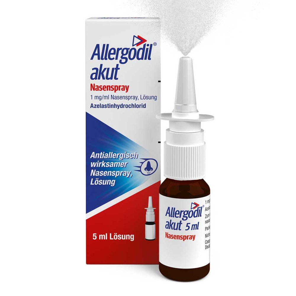 Cooper Consumer Health Deutschland GmbH Allergodil akut Nasenspray mit Azelastin gegen Heuschnupfen 02218855
