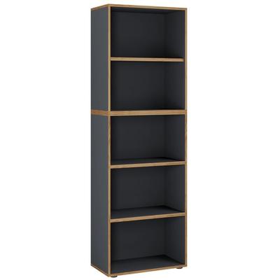 Holz Büro Regal Bücher Ordner Salia 5fach B. 60 cm