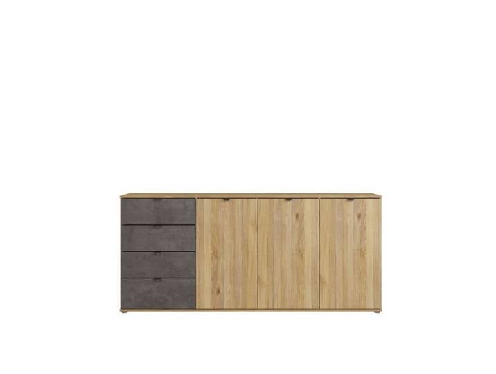 Buffet 3P/4T UNIK Imitation chêne / béton