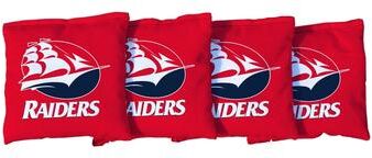 Skip's Garage Shippensburg Red Raiders Red Cornhole Bags