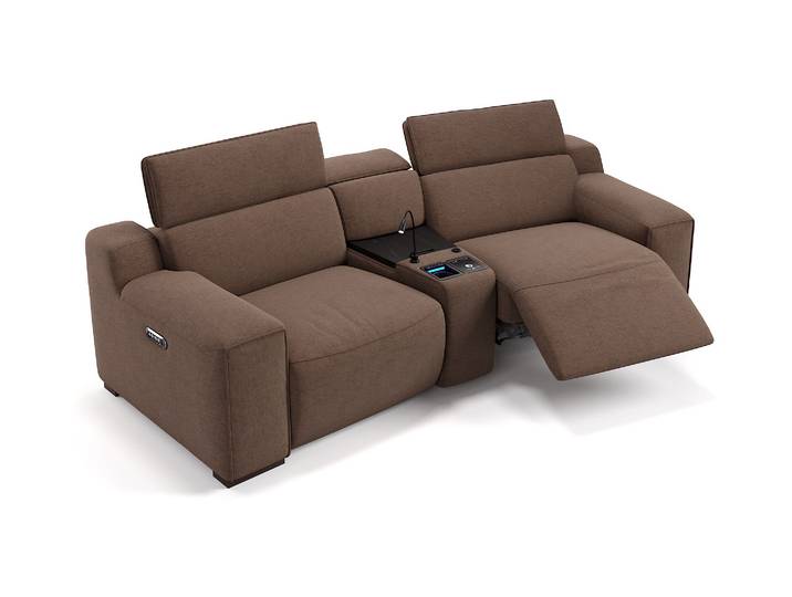 Stoff Kino Couch LORETO Relaxsofa