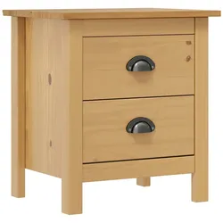 vidaXL Nachttisch Hill 46x35x49,5 cm Massivholz Kiefer
