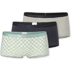 3 Schiesser Mädchen-Shorts - Mädchen - Gr. 176 - beige