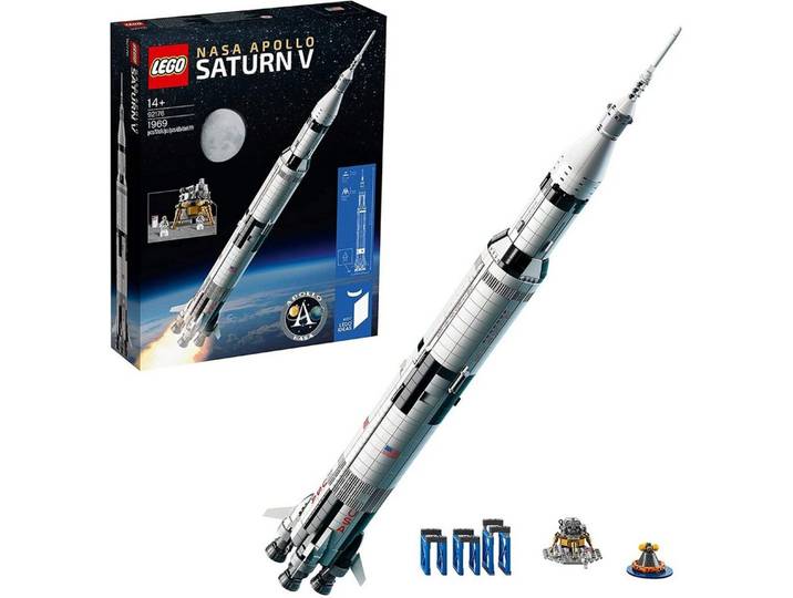LEGO® Ideas 92176 LEGO® NASA Apollo Saturn V Spielbausteine, (1969 St)