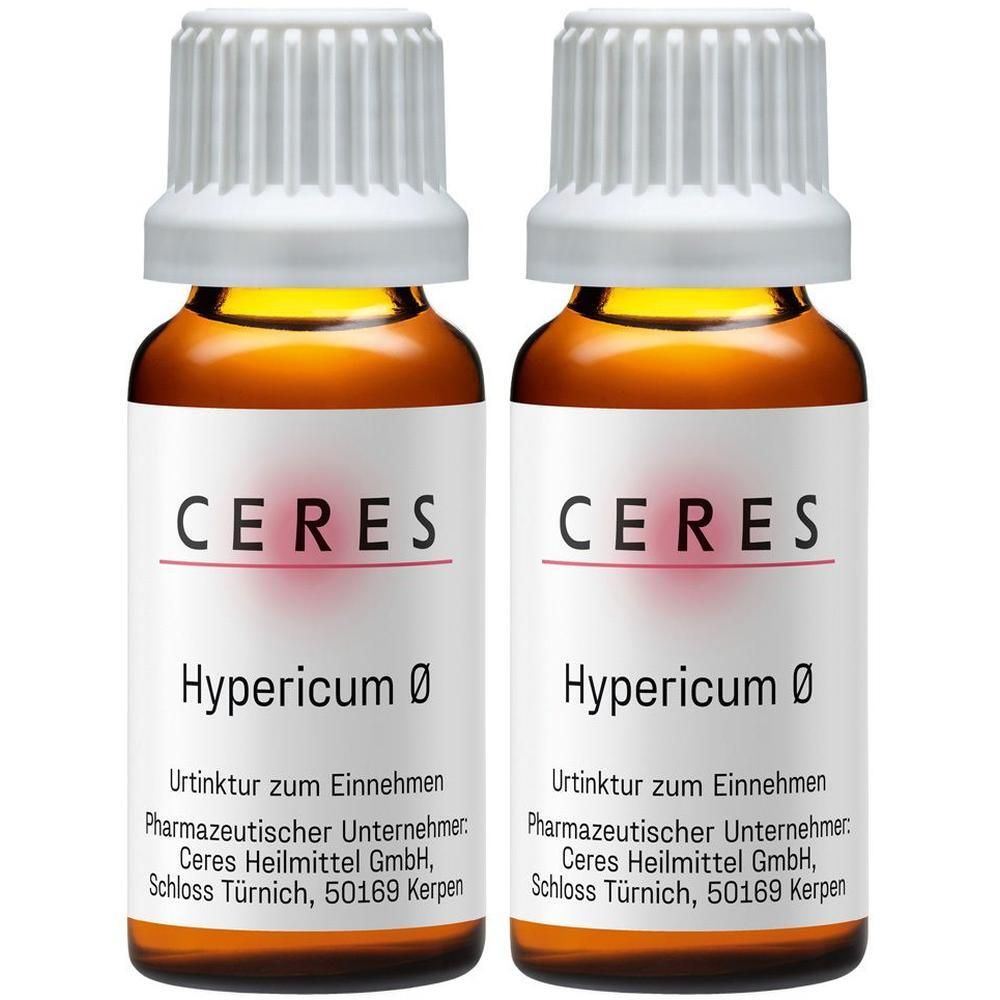 Ceres Hypericum Urtinktur 2x 2x20 ml Tropfen