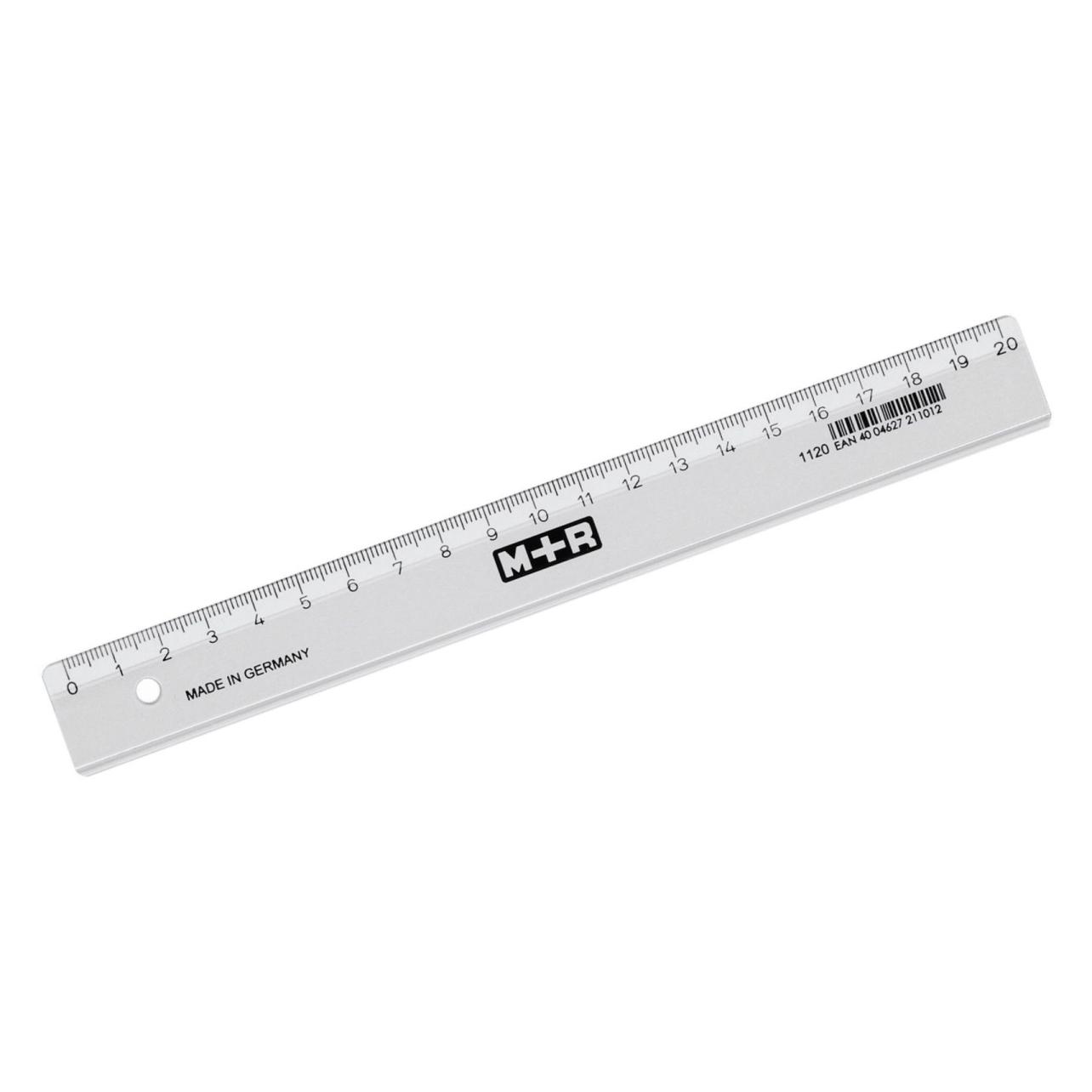 Möbius + Ruppert Lineal (20 cm, Kunststoff) (711200000)