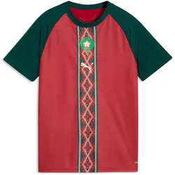 Puma, Unisex, Fussballtrikot, Maillot Prematch Kinder Marokko Coupe du monde 2026 (164), Mehrfarbig