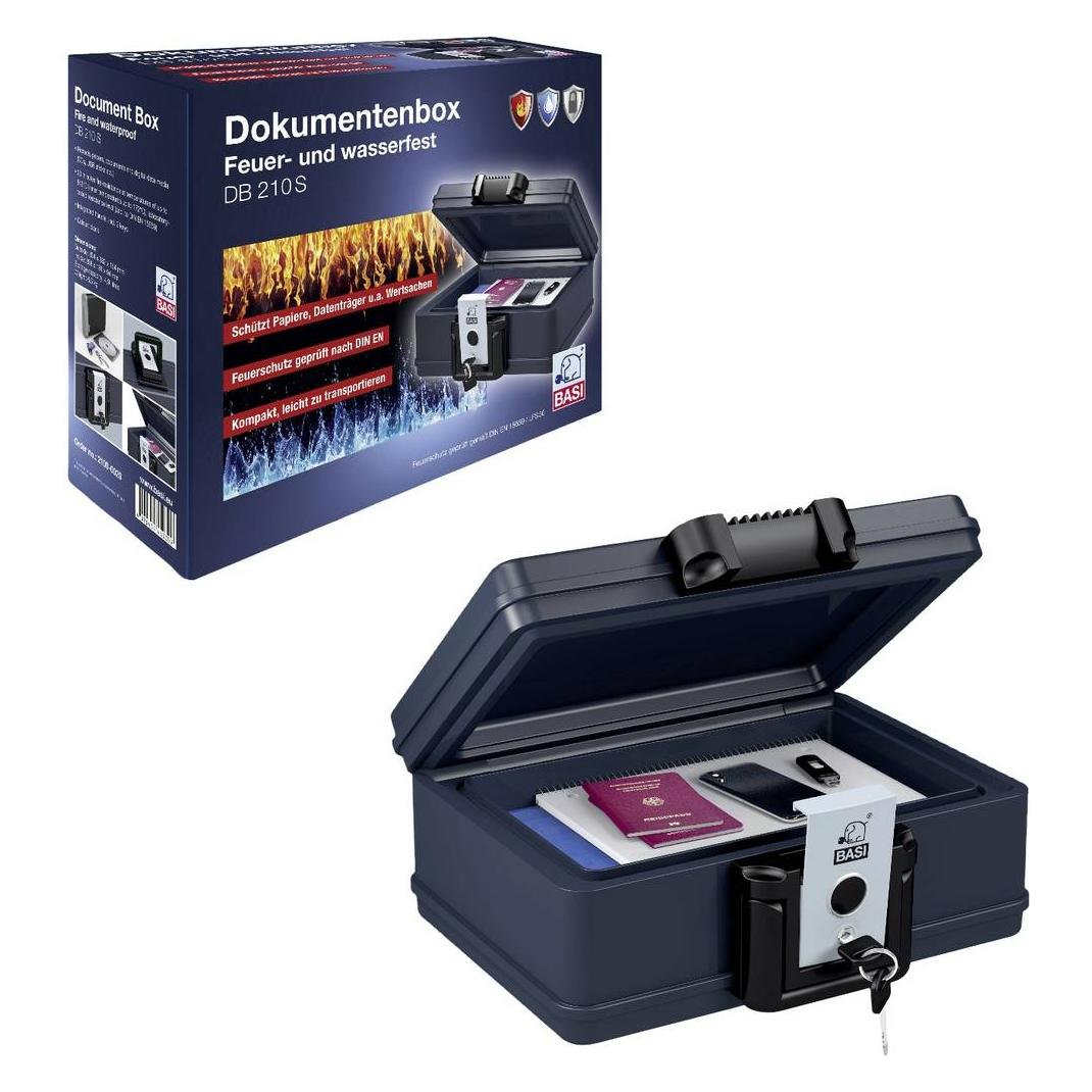 BASI 2100-0020 DB 210S Tresor feuerfest, wasserdicht Schlüsselschloss (2100-0020)