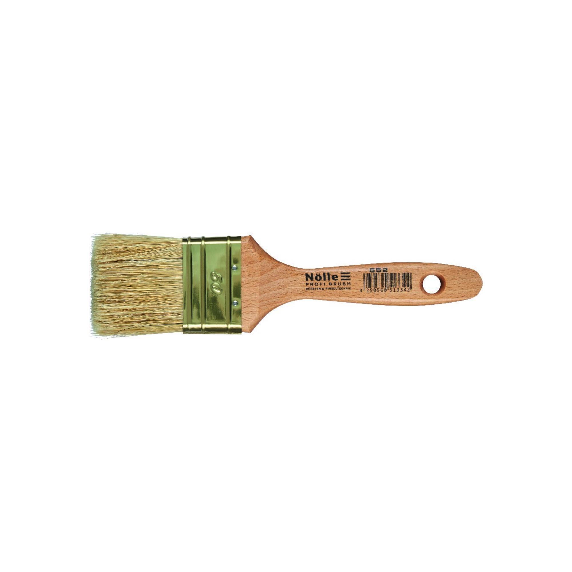 Nölle Maler-Lackierpinsel Messingzwinge Borstenmischung hell 40mm PROFI BRUSH (55240)