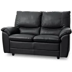 Calia Sofa Marea Leder Nero