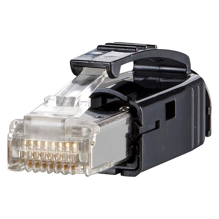 Metz Connect 1401505012-E Rj-45 Schwarz Drahtverbinder (CAT6a) (1401505012-E)