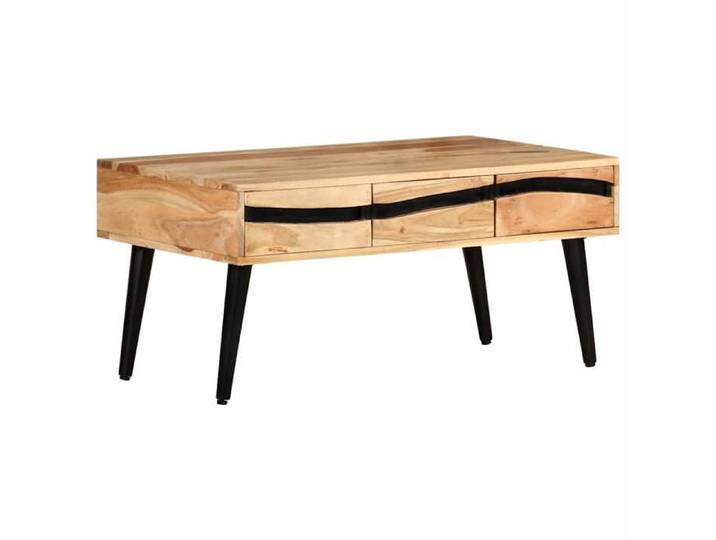 Table basse 88x50x42 cm Bois d'acacia solide - Cadre durable - design élégant(14043)
