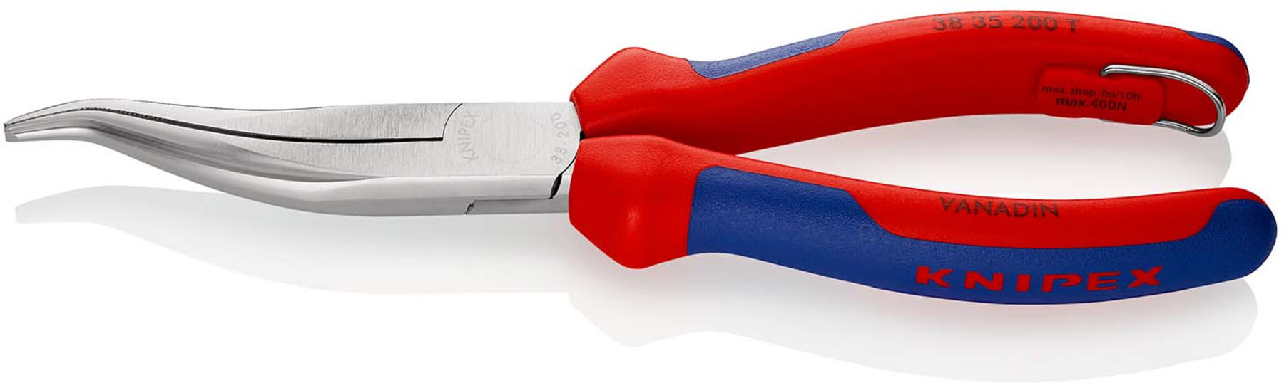 KNIPEX 38 35 200 T Mechanikerzange verchromt 200 mm)
