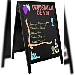 Securit Kreidetafel, 47 x 68 cm, schwarz