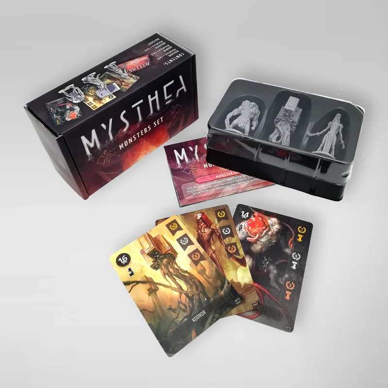 Mysthea: Monsters Set by Tabula Games - 3 Monster Miniatures and Related Cards for Mysthea Games