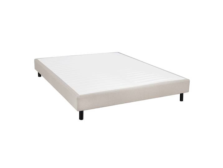 Sommier tapissier démontable gris 160x200