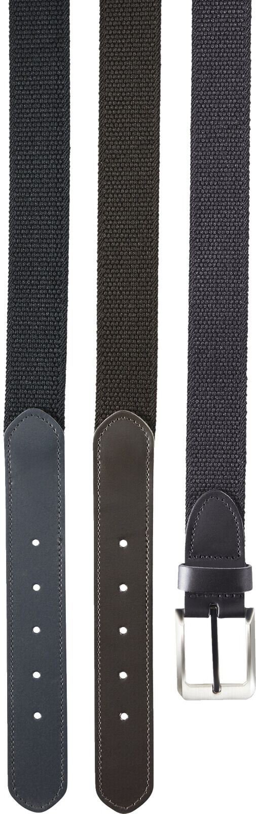 Stretchgürtel BABISTA "Dehngürtel MILANVENZO", Herren, Gr. 110, schwarz, Obermaterial: 74% Polyester COOLMAX PES(Coolmax). 18% Viskose Birla CV Birla. 8% Elasthan EL., Gürtel Stretchgürtel