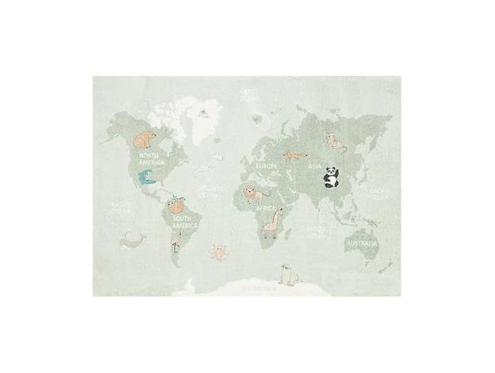 Little Olly Kinderteppich - Globe Mint Spielfreude! - 140x200cm - Krabbeldecke - Spielmatte - Children's room - Jungen - Mädchen