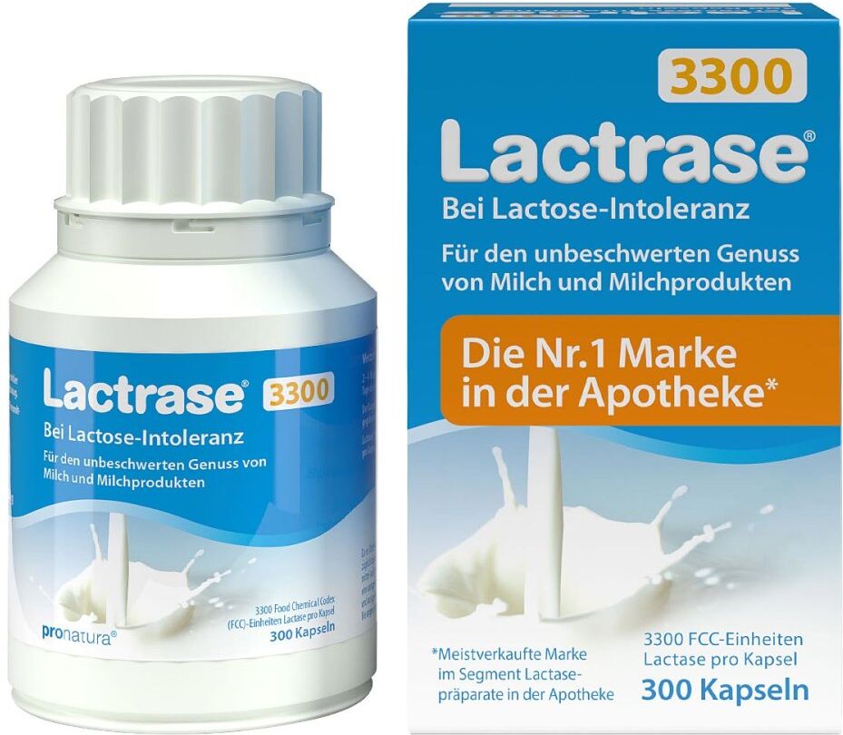 LACTRASE PRO NATURA Lactrase 3.300 Fcc Kapseln 300stk