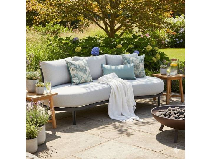 Garden Impressions Tirolo Gartenloungesofa Aluminium/Rope/Polyester