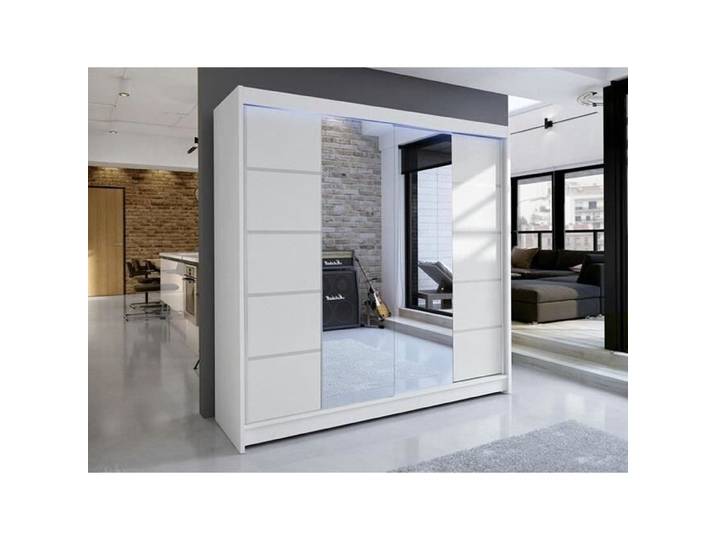 Armoire - Armoire Atlanta 154 217064 - Blanc - 180x215x58cm