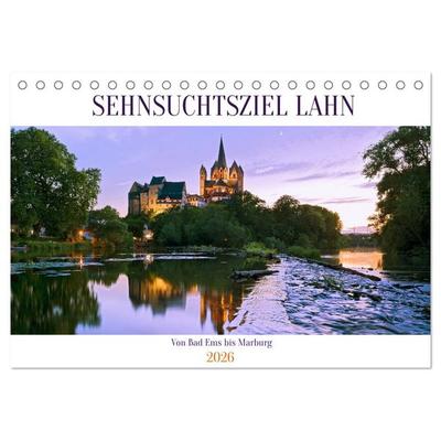 Sehnsuchtsziel Lahn (Tischkalender 2026 DIN A5 quer), CALVENDO Monatskalender