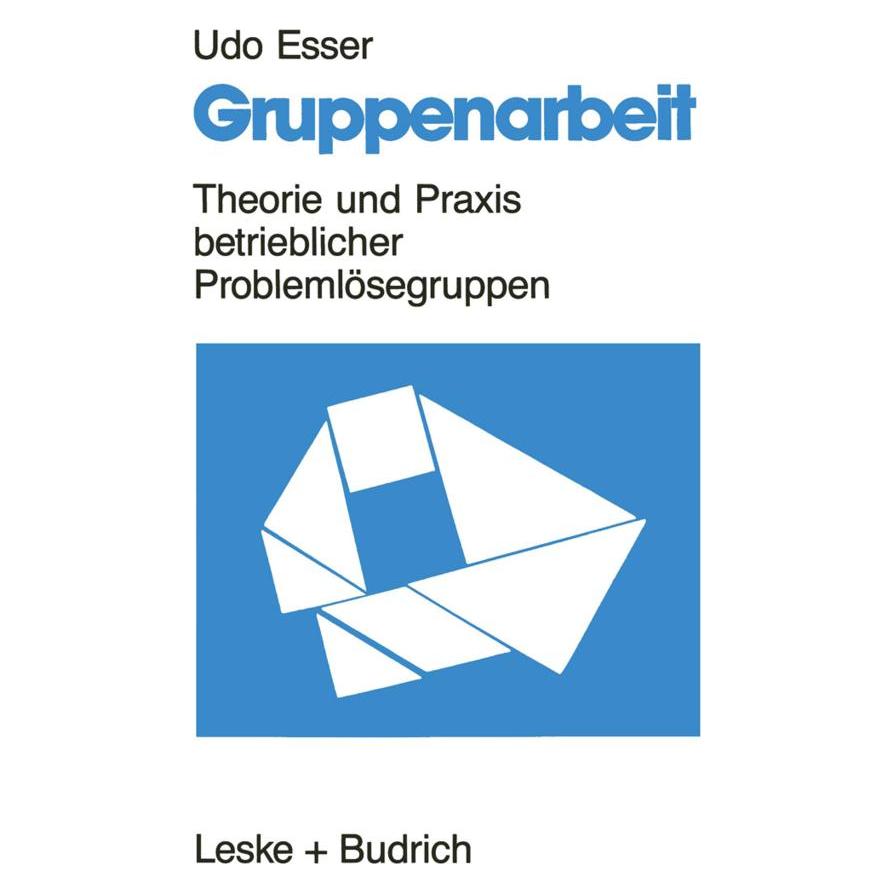 Springer Gruppenarbeit (Deutsch, Softcover, Udo Esser) (55507798)