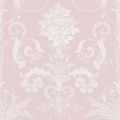 Laura Ashley Josette Amethyst Wallpaper