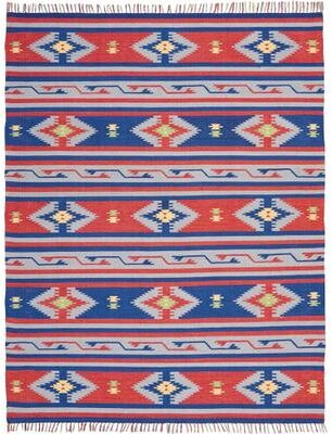 Nourison Baja Aztec Print Fringe Area Rug