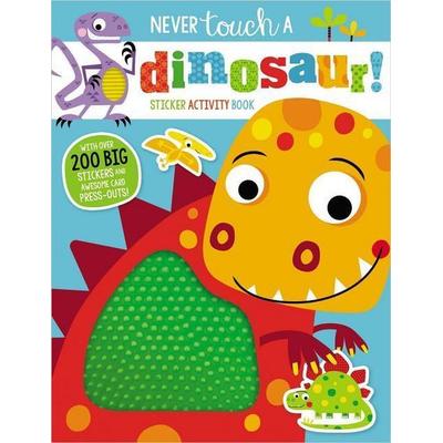 Never Touch a Dinosaur Sticker Activity Book, Taschenbuch von Elanor Best, Make Believe Ideas, 978-1-78947-026-0