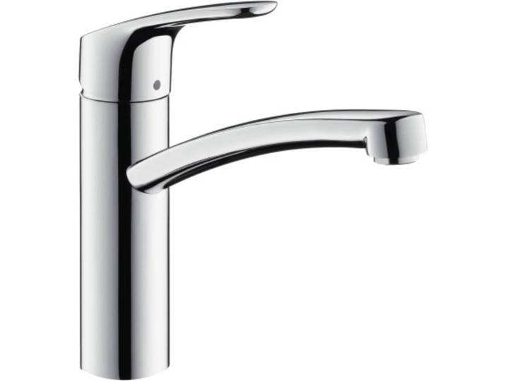 Robinet de cuisine Hansgrohe Focus M41\, monocommande\, 1 jet\, finition en acier inoxydable