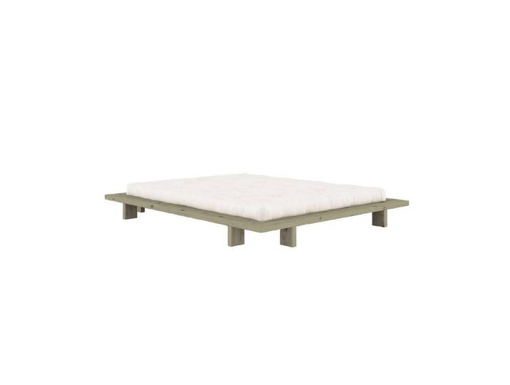 Karup Design Futonbett Bettgestell JAPAN BED Futonbett aus FSC®-zertifiziertem Massivholz (Mit Lattenrost), zeitlos, bequem & in mehreren Farben und Größen erhältlich