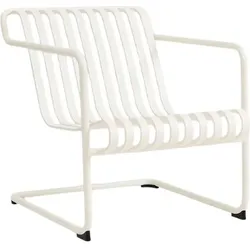 Palissade Lounge Garten Freischwinger Sessel, weiß
