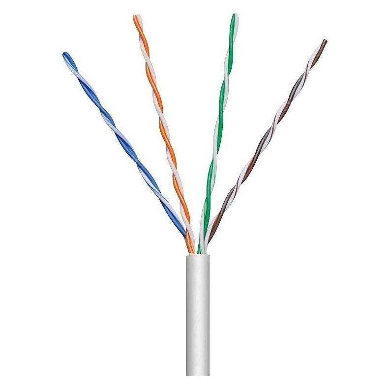 Techly ITP6-UTP-IC networking cable Grey Cat5e U/UTP (UTP) (U/UTP, CAT5e, 305 m) (025640)