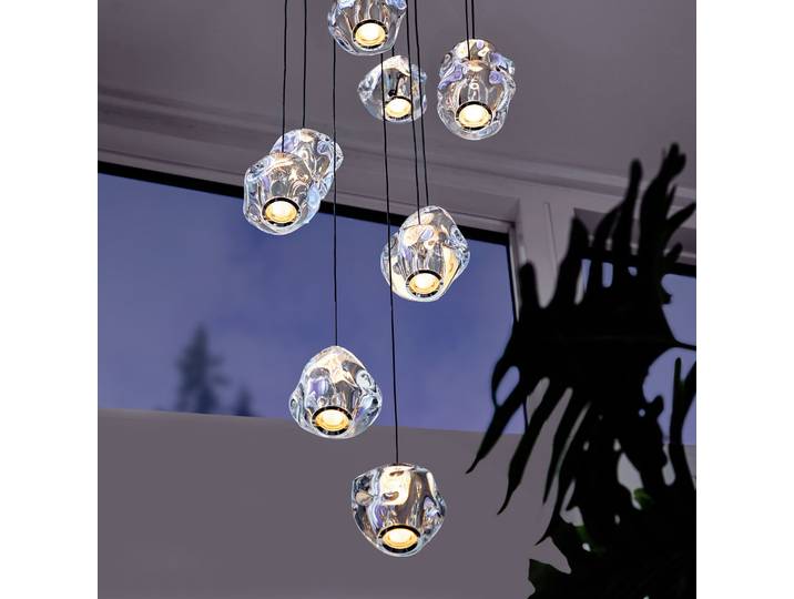 Ice Ball 10 Suspension Transparent - Loom Design - Salon / séjour - Moderne - Métal - Boule