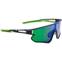 Swiss Eye, Unisex, Sportbrille, Hurricane Sportbrille (black mat green*, Black Matt Green L.Green Photochromic MR), Grün