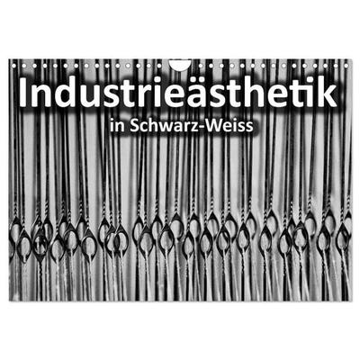 Industrieästhetik in Schwarz-Weiss (Wandkalender 2027 DIN A4 quer), CALVENDO Monatskalender