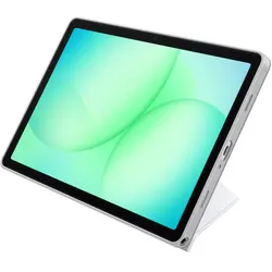 Samsung Book Cover für Galaxy Tab A11+, White Flexibler Standfuß, Schützt Vorder- und Rückseite
