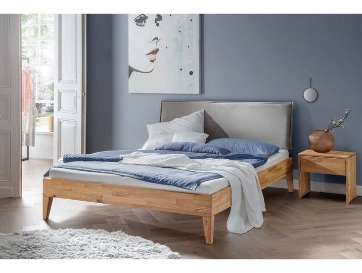 Doppelbett 'Grace V' 180x200cm Wildeiche geölt