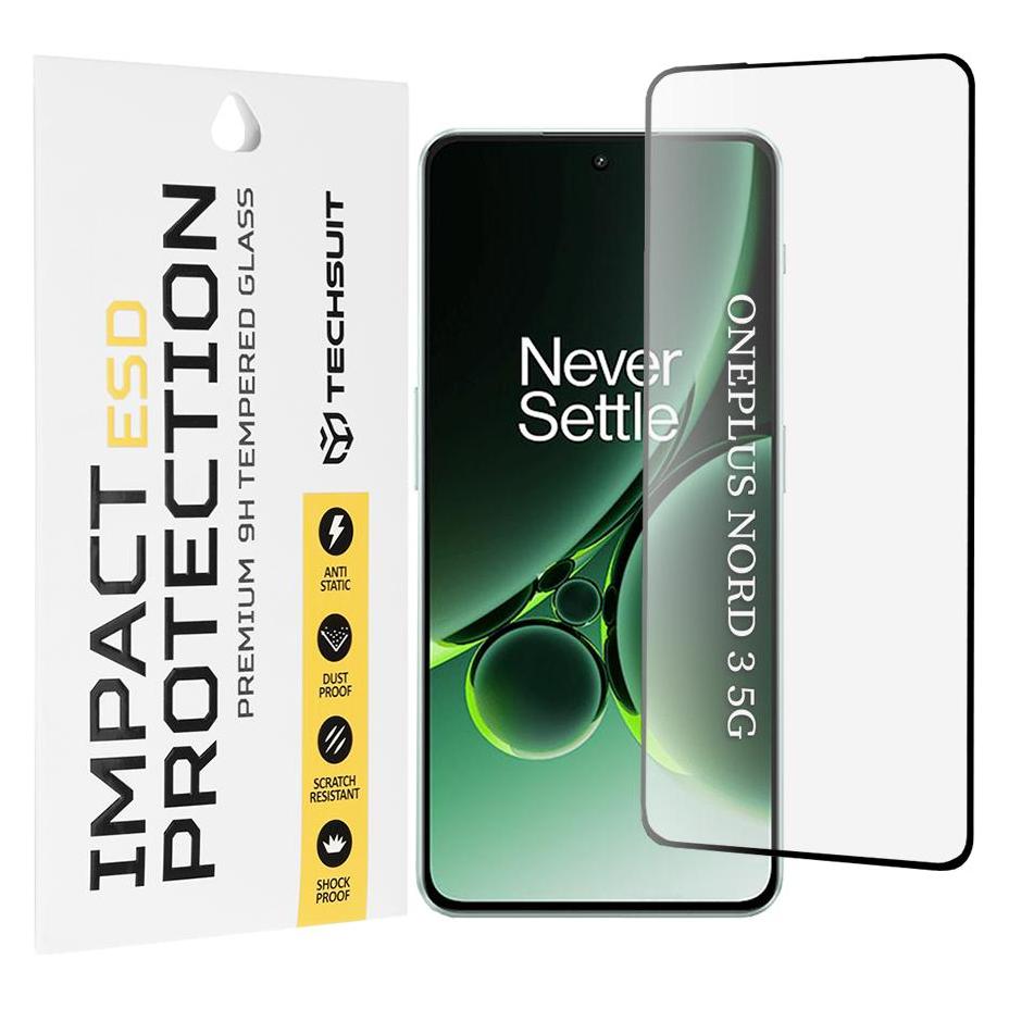 Techsuit - ESD Glass - OnePlus Nord 3 - Black (OnePlus Nord 3) (60230443)