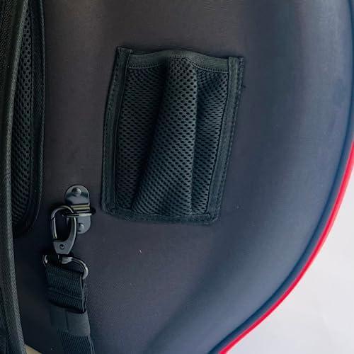 Handpan-Hardcase als Rucksack mit PolyurethanReißverschluss-Case in Schwarz